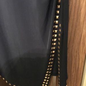 MICHAEL Michael Kors.  Studded Asymm. Hem Dress.